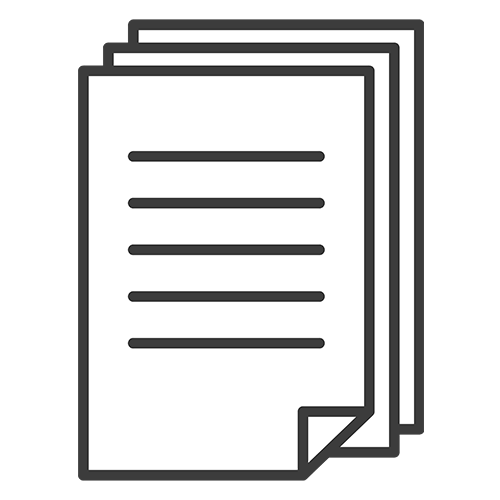 複数枚の用紙のイラスト